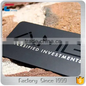 Personalized Premium Factory Price Black Matte Metal Cards thumbnail-6