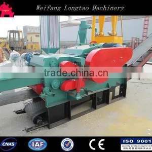 CE Approved Three Phase Asynchronous Motor Drum Wood Chipper for Sale thumbnail-1