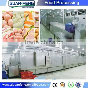 China Manufacturing Tunnel IQF Freezer For Freezing Shrimp Chest Freezer thumbnail-6