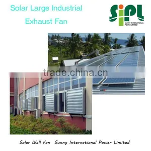 Solar Vent Fan Negative Pressure Exhaust Fan Wall Mounted Industrial Negative Pressure Greenhouse Heavy Duty Solar Exhaust Fan thumbnail-1