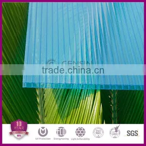 4mm/6mm Translucent Double Skin Polycarbonate Hollow Sheet 100% Makrolon PC Resin UV Protector 2100mm x 5800mm/6000mm/11800mm thumbnail-2
