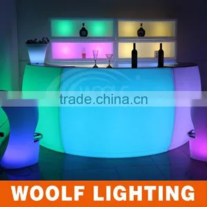 New Model Mobile Led Hotel Round Bar Counter thumbnail-4