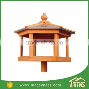 Bird Wooden Feeding Station and Wooden Bird House thumbnail-3