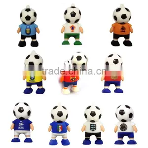 Wholesale 2GB/4GB/8GB The World Cup Football Player Usb Flash Drive thumbnail-1