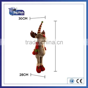 Home Decor Christmas Decoration Supplies Big Standing Deer Elk With Retractable Legs thumbnail-2