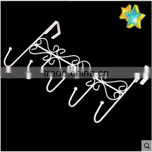 PN Decorative Over the Door 5 Hook Rack Organizer / Hanger Clothes at Office/Home Metal Hooks for Clothes Hanger thumbnail-4
