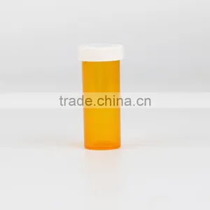 Plastic Yellow Medicine Bottle Pill Pharmacal Reversible Vials thumbnail-3