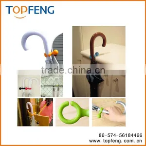 Non-slip Pour Plastic UMBRELLA HANGER Holder Hook thumbnail-1