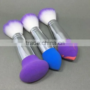 Wholesale Fashionable Doublesided Kabuki Brush Makeup Brush Sponge Brush thumbnail-1