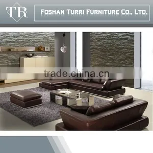 Post Modern Leisure Living Room Leather Corner Sofa K815 thumbnail-4