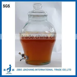 PJ24 Clear Glass Beverage Dispenser thumbnail-1