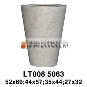 Vietnam Pot Producer Antique Home Decor Cylinder Round High Curves thumbnail-1