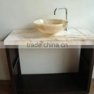 Red Marble & Granite Stone Bathroom Sink &Basin thumbnail-1