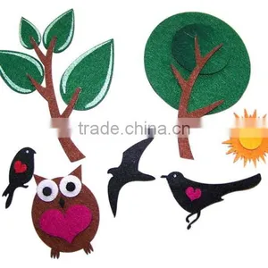 Eco Friendly New Products Promotional Gift Wholesale Ornaments Felt Fabric Swallow Tree and Owl Craft on Express thumbnail-1