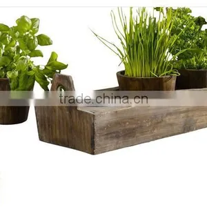 Vegetable Wooden Garden Plant Tray thumbnail-2