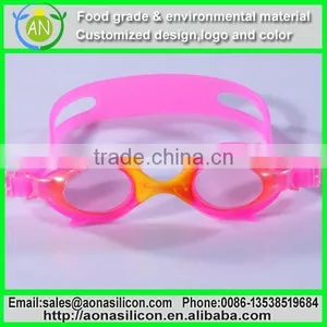 High Grade Silicone Cartoon Child Swimming Goggles for Kids thumbnail-3