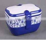 Portable Two Layers Rectangular Lunch Box With Lock thumbnail-1