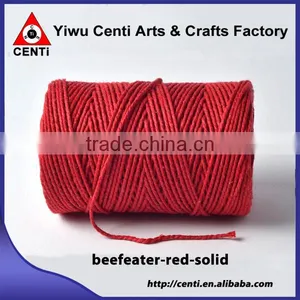 Top Sale Cheapest Beefeater Red Bakers Twine Beefeater Red Solid Bakers Twine for Packing Gift thumbnail-1