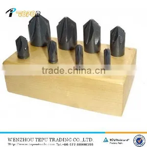 8pcs HSS 6 Flute Countersinks Set ANSI Standard thumbnail-1