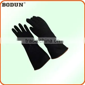 A3020 Muti-grams Long Black Latex Industrial Gloves thumbnail-1