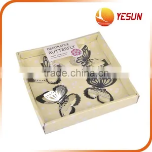 Fine Appearance Decorative Butterfly ,Plastic Butterfly,set of 4 Pcs Butterfly thumbnail-1