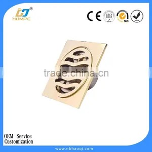 Chrome Brass Shower Linear Drain thumbnail-1