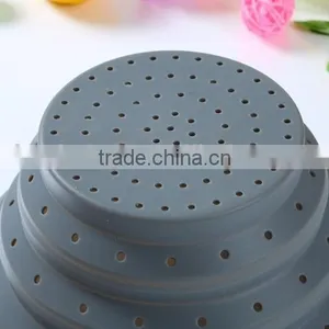 Food Grade Material Foldable Silicone Washing Up Bowl,Silicone Strainer thumbnail-5