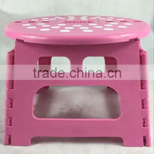 Plastic Round Mini Portable Folding Stool for Kids thumbnail-6
