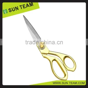 ST008 8" Beautiful Stainless Steel Embroidery Gold Scissors to Cut Fabric thumbnail-1