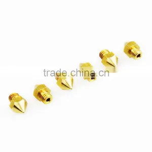 0.2mm 0.3mm 0.4mm 0.5mm 0.6mm Copper Nozzle Extruder Print Head 3D Printer Spray thumbnail-1