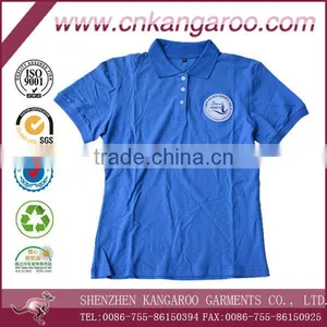 Cotton Pique Embroidery Greek Letter Short Sleeves Polo Tshirts thumbnail-1