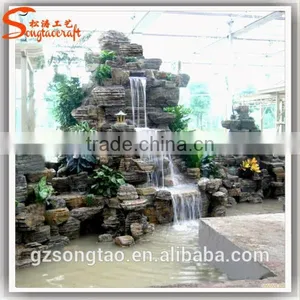 Artistic Simulation Artificial Rockery Waterfall Landscape Art Decorative Artificial Rockery Waterfall thumbnail-2