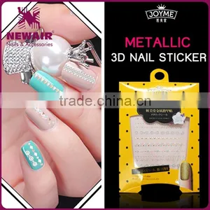 New Air Nail Shining Decorative Sticker Metallic Aluminum Nail Foil Stickers thumbnail-4