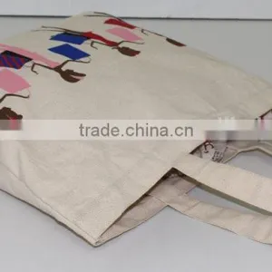 Top Selling Cotton Canvas Tote Bag With Multicolor Print for Fashionable Women thumbnail-3