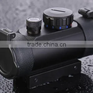 Erains TAC Optics New Airsoft Tactical Dual Rails Fitting Combat 1x40 Red Green and Blue Aiming Dots Tactical Red Dot Sight thumbnail-2