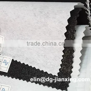 Adhesive One Side Tear Away Polyester Fusible Nonwoven Gum Stay Interlining thumbnail-2