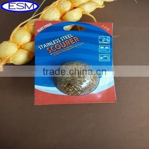 Ss410/Galvanized Mesh Scourer,Steel and Plastic Cleaning Scourer, Cleaning Ball thumbnail-5