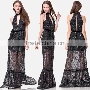2017 Guangzhou Factory Women Clothing Sequin Prom Dress Model thumbnail-5