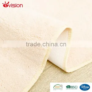 Home Solid Mat,good Seles in Europe,bsci Factory , Oeko Certificate,coral Fleece With Cream thumbnail-2