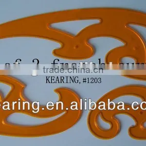 Kearing Brand,plastic Underwear French Curve,sewing Curved Ruler,kearing French Curve Set #1203S thumbnail-1