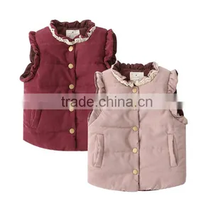 Latest Waistcoat Designs for Baby 2016 Back Bow Cotton Vest thumbnail-1