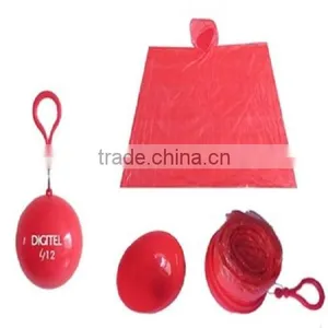 Plastic Advertisement Logo Rain Poncho/ Rainponcho/raincoat Poncho thumbnail-5