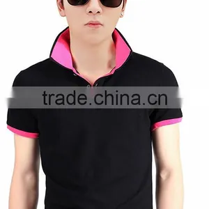 2015 Hot Sale Short Sleeeve Polo Shirts,cheap Dry Fit Polo Shirt for Men,pure Color Men's Polo thumbnail-3