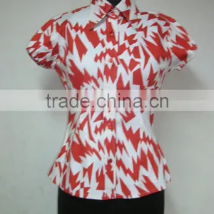 Ladies Cotton Printed Tops thumbnail-1