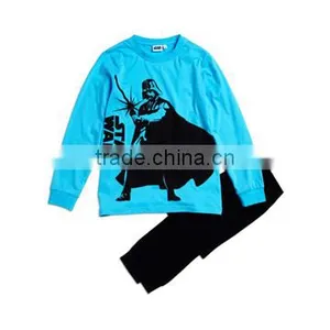 Boy 100% Cotton Long Sleeve T-shirts Pajams Sets thumbnail-6