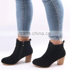 Zm35781a 2017 Women Shoes Autumn Winter High Heel Short Boots thumbnail-3