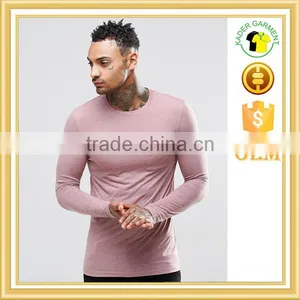 Latest Muscle t Shirt Tight Fit t Shirt Blank t Shirt With Pocket thumbnail-1