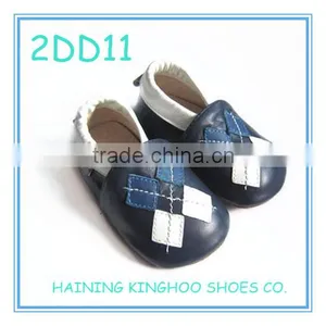 Handmade China Rubber Sole Baby Leather Shoes thumbnail-1