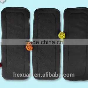 2017 4 Layers or 5 Layers Reusable Bamboo Charcoal Diaper Insert thumbnail-2