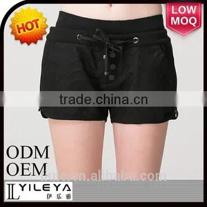 Fashionable Cheap Elastic Waist Tight Hot Short Pants in China thumbnail-1